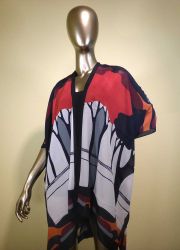 Silk Long Kimono Jacket - The Avenue